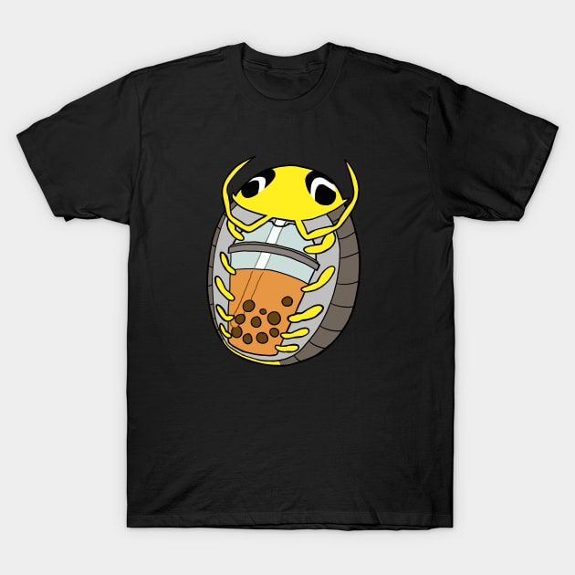 Rubber Ducky Isopod loves Boba Tea T-Shirt by SNK Kreatures